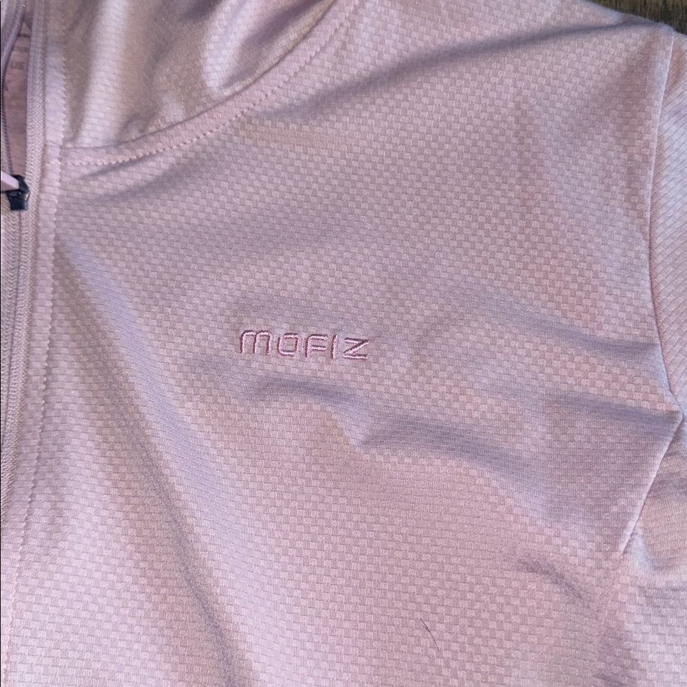 Mofiz Activewear Women's Pink Hooded Sun Protection Jacket - Size L" - Picture 3 of 7